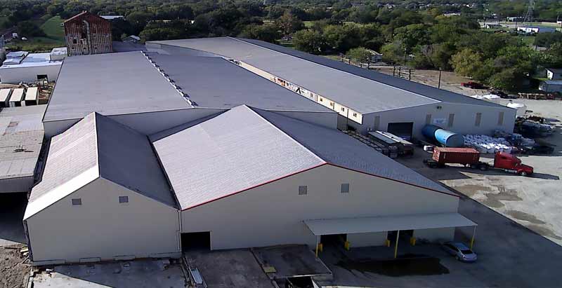 Continental Warehouse exterior Alvin, Texas